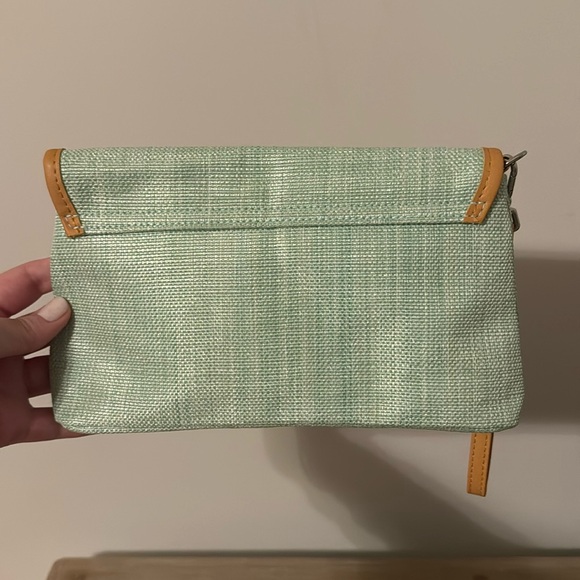 Vera Bradley Turtle Coral Gingham Interior Large Wristlet - Picture 5 of 7